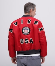 《50th Anniversary》MA-1 SIGNATURE BIG LOGO ／ MA-1 シグネチャー ビッグロゴ ／ AVIREX