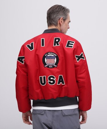 《50th Anniversary》MA-1 SIGNATURE BIG LOGO ／ MA-1 シグネチャー ビッグロゴ ／ AVIREX