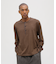 《TFQP by HANDROOM》HENLEY NECK KNITSEWN
