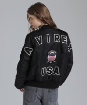 《WOMAN／50th Anniversary》MA-1 SIGNATURE BIG LOGO／MA-1 シグネチャービッグロゴ
