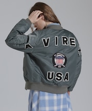 《WOMAN／50th Anniversary》MA-1 SIGNATURE BIG LOGO／MA-1 シグネチャービッグロゴ