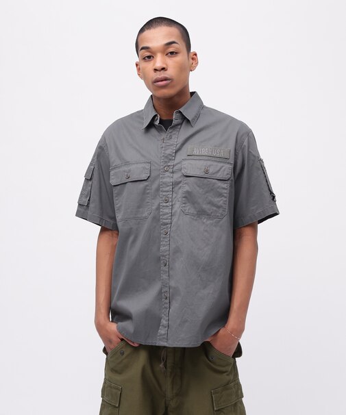 《50th Anniversary》PIGMENT FATIGUE SHIRT ／ ピグメント ファティーグ シャツ ／ AVIREX ／