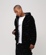 FLOCKING DENIM ACTIVE PARKA