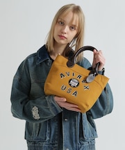 《直営店限定》LX VARSITY LEATHER MINI TOTE BAG