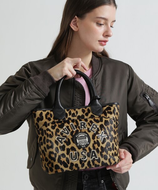 《直営店限定》LX VARSITY LEATHER MINI TOTE BAG