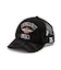 RHINESTONE VARSITY LOGO MESH CAP
