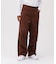 LEATHER PATCH DUCK DOUBLE KNEE PANTS