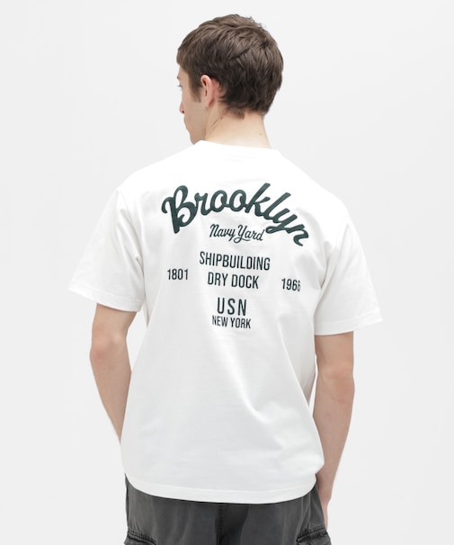 S／S EMB. T-SHIRT ”Brooklyn”