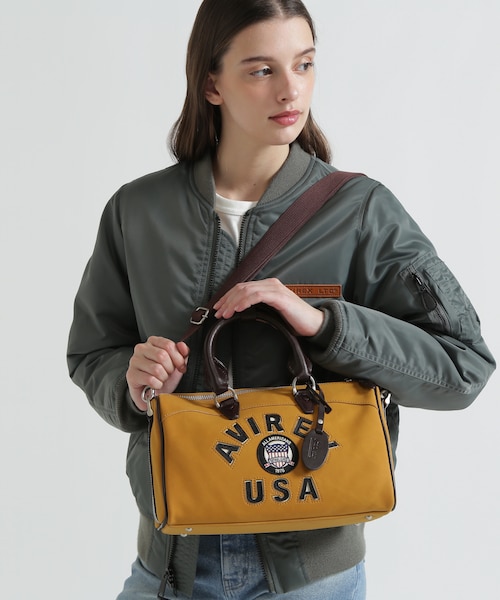 直営店限定》VARSITY LEATHER MINI TOTE BAG ／ AVX5626