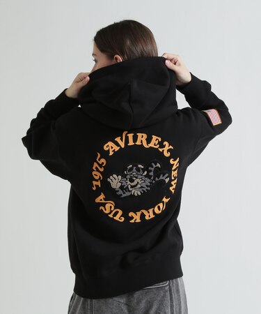 《WOMAN》SAGARA CIRCLE LOGO TOMCAT ZIP PARKA