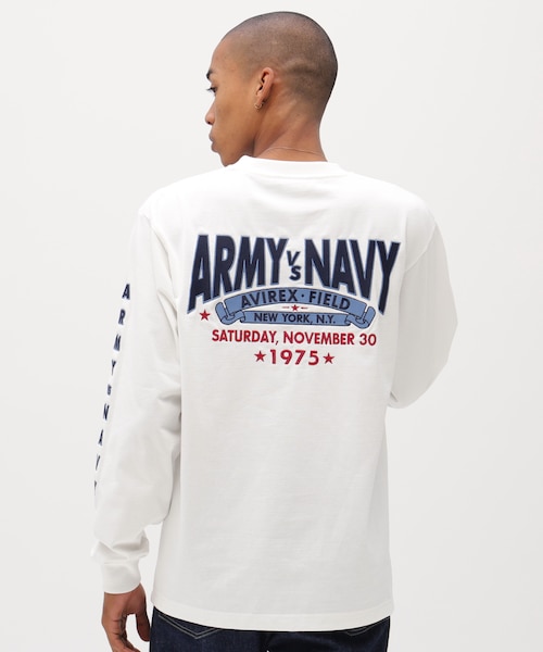 ARMY VS NAVY GAME DAY L／S T-SHIRT｜アヴィレックスの通販｜&mall