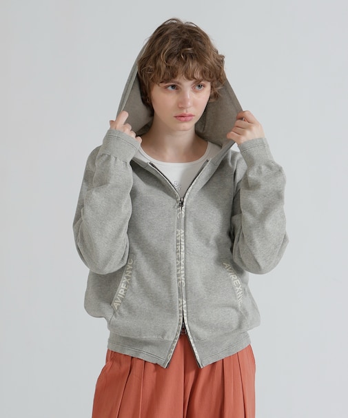 《WOMAN》SWEAT LOOK KNIT HOODIE