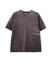 ＡＧＥＤ－ＬＯＯＫ　Ｓ／Ｓ　ＮＡＶＹ　ＳＴＥＮＣＩＬ　ＴＥＥ