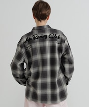 <WOMAN>OMBRE CHECK SHIRT