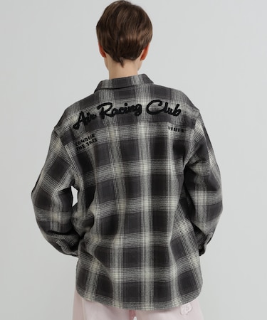 <WOMAN>OMBRE CHECK SHIRT