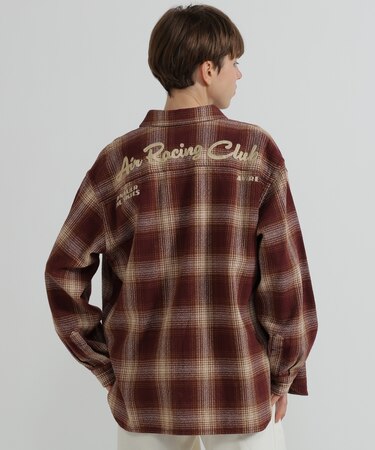 <WOMAN>OMBRE CHECK SHIRT