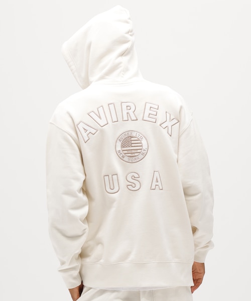直営店限定》VARSITY FLAG ZIP PARKA｜アヴィレックスの通販｜&mall