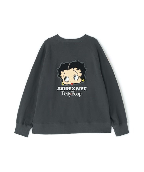 ☆× Betty CREW SWEAT｜アヴィレックスの通販｜&mall