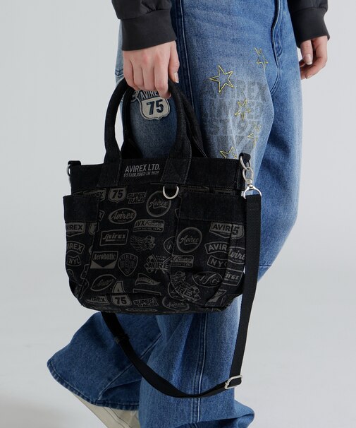 《直営店限定》DENIM PATTERN MINI TOTE BAG