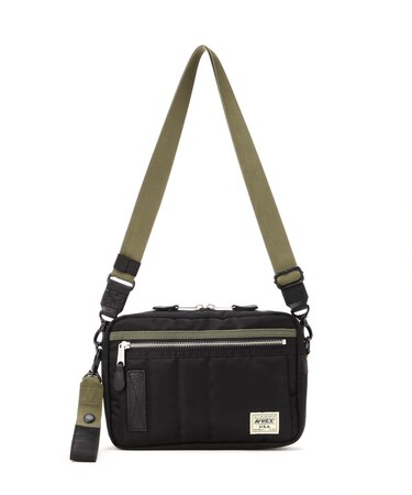 FLIGHT NYLON ”BOX SHOULDER BAG”