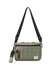 FLIGHT NYLON ”BOX SHOULDER BAG”