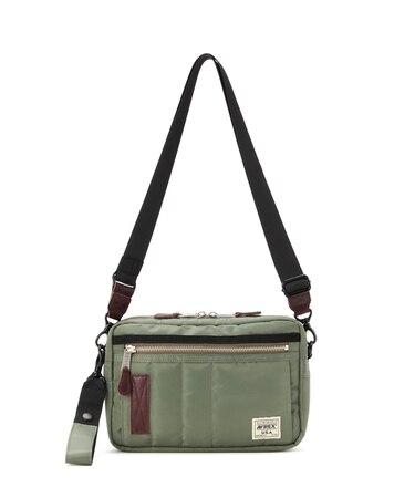 FLIGHT NYLON ”BOX SHOULDER BAG”