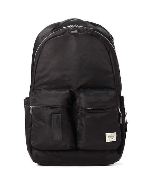 AVIREX FLIGHT NYLON BACKPACK ブラック FLIGHT NYLON BACKPACK｜アヴィレックスの通販｜&mall（アンドモール