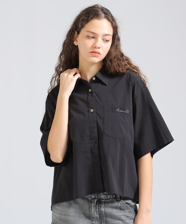 《WOMAN／直営店限定》H／S BACK GATHER DETAILS SHIRT