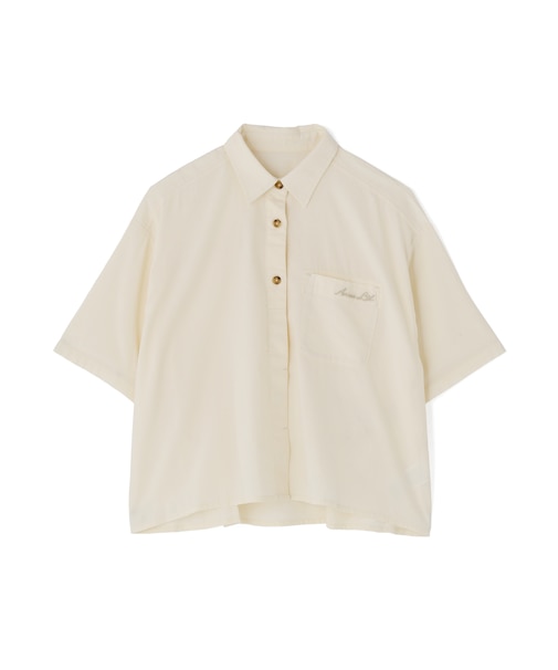 《WOMAN／直営店限定》H／S BACK GATHER DETAILS SHIRT