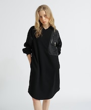 《SOUVENIR COLLECTION》WOMAN/NYLON COMBI MILITARY ONEPIECE