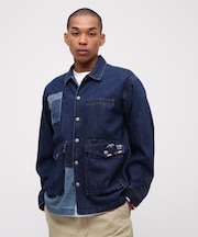 《RESTORE COLLECTION》REPAIR CUSTOM & EMB UTILITY SHIRT JACKET