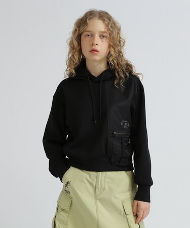 NYLON PATCH COMBI PARKA／ナイロンパッチコンビパーカー