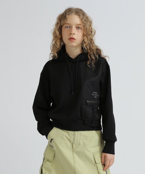 NYLON PATCH COMBI PARKA／ナイロンパッチコンビパーカー