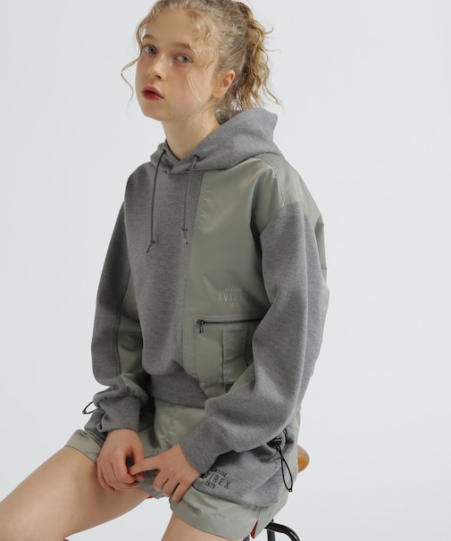 NYLON PATCH COMBI PARKA／ナイロンパッチコンビパーカー