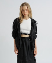 《WOMAN》SHEER COLOR SCHEME HOODIE JACKET／シアーカラースキーム フーディージャケット