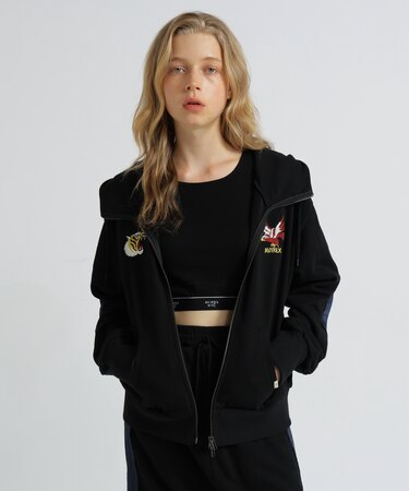 《SOUVENIR COLLECTION》WOMAN/SATIN SKA COMBI PARKA