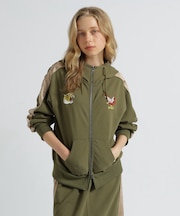 《SOUVENIR COLLECTION》WOMAN／SATIN SKA COMBI PARKA