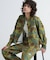 《WOMAN》CAMOUFLAGE SHORT SHIRTS／カモフラージュショートシャツ