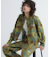 《WOMAN》CAMOUFLAGE SHORT SHIRTS／カモフラージュショートシャツ