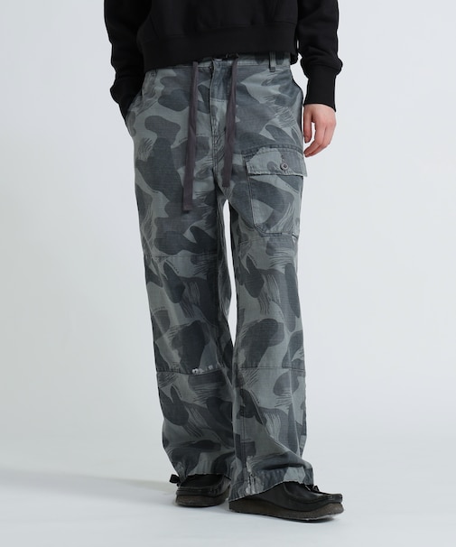 《WOMAN》CAMOUFLAGE CARGO LONG PANTS／カモフラージュカーゴロングパンツ