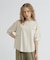 《WOMAN》3／4SLEEVE WAFFLE MIX T-SHIRT／ワッフルミックスTシャツ