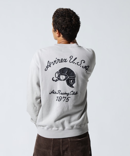《A.A.R.C》EMB CREWNECK SWEAT