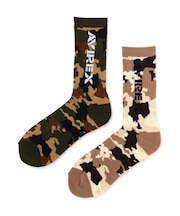 CAMOUFLAGE SOCKS 2PACK‐SET