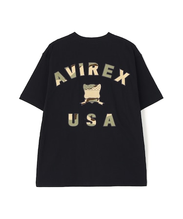 DS VARSITY CAMO LOGO TEE