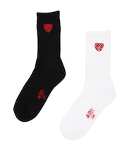 《直営店限定》HEART LOGO SOCKS