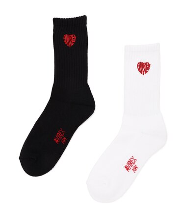 《直営店限定》HEART LOGO SOCKS