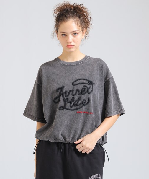 ROPE LOGO FADE WASH T-SHIRT