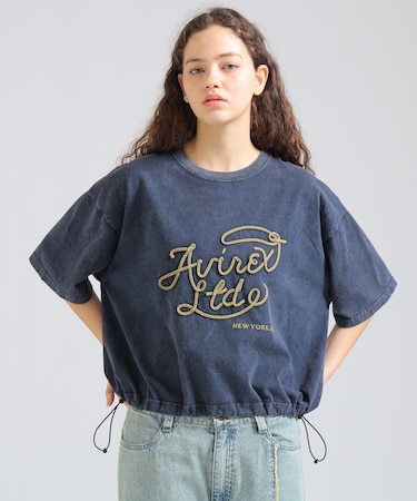 ROPE LOGO FADE WASH T-SHIRT