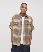 《AVIREX × UNIVERSAL OVERALL》POSTAL FLANNEL SHIRT