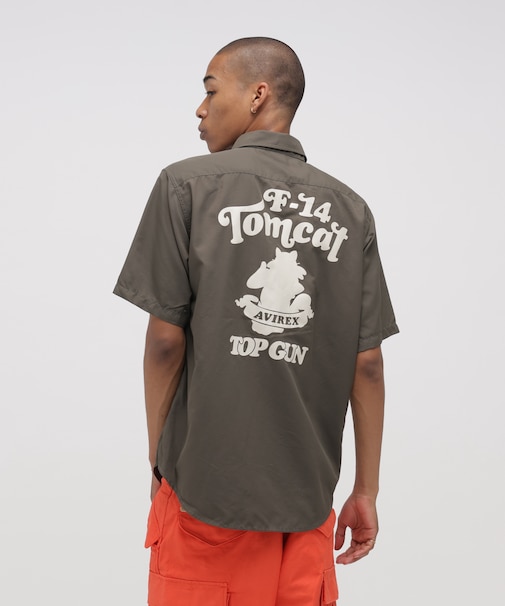 《WEB&DEPOT限定》S／S TOM CAT SILHOUETTE SHIRT